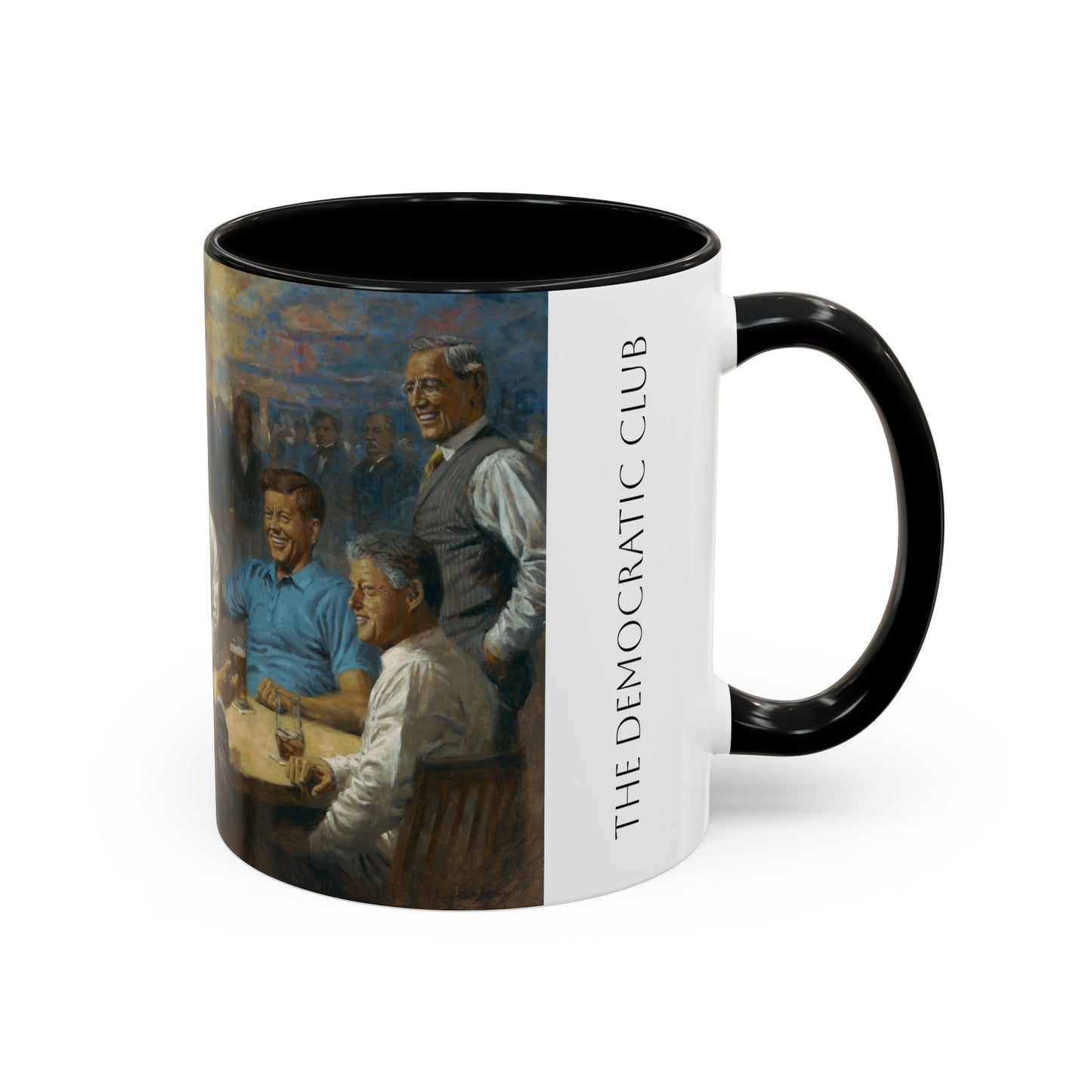 The Democrat Club Coffee Mug - 11oz & 15oz - Past Democrat Presidents Social Club with Obama