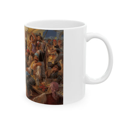 The Band Played On| Pirate Party | 26 Deceased Musicians of History | Ceramic Mug — Coffee Cup (11oz/15oz)