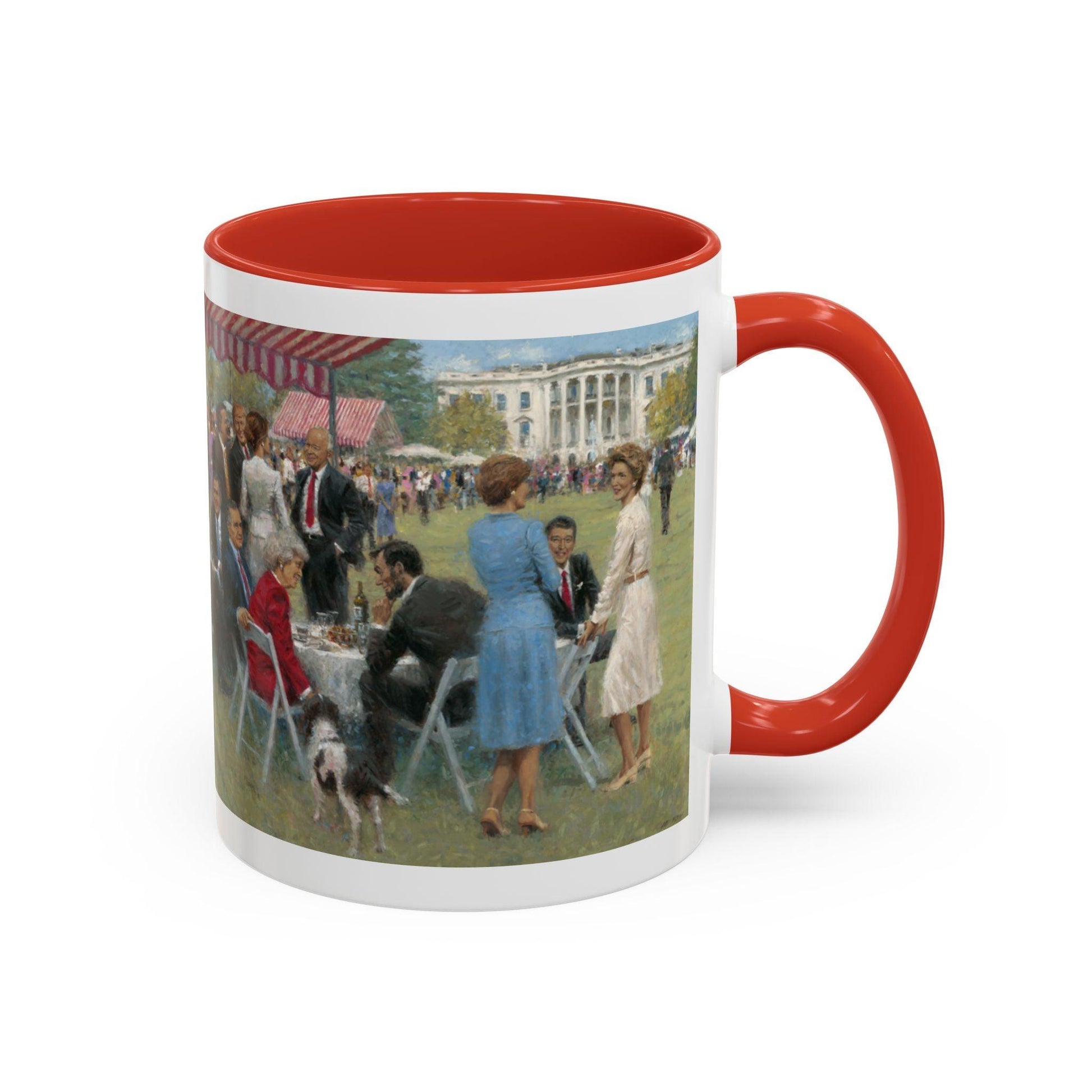 The Repub. Party Coffee Mug - Elegant Accent Coffee Mug 11oz & 15oz with Presidential Gathering Design - Andy Thomas Designs