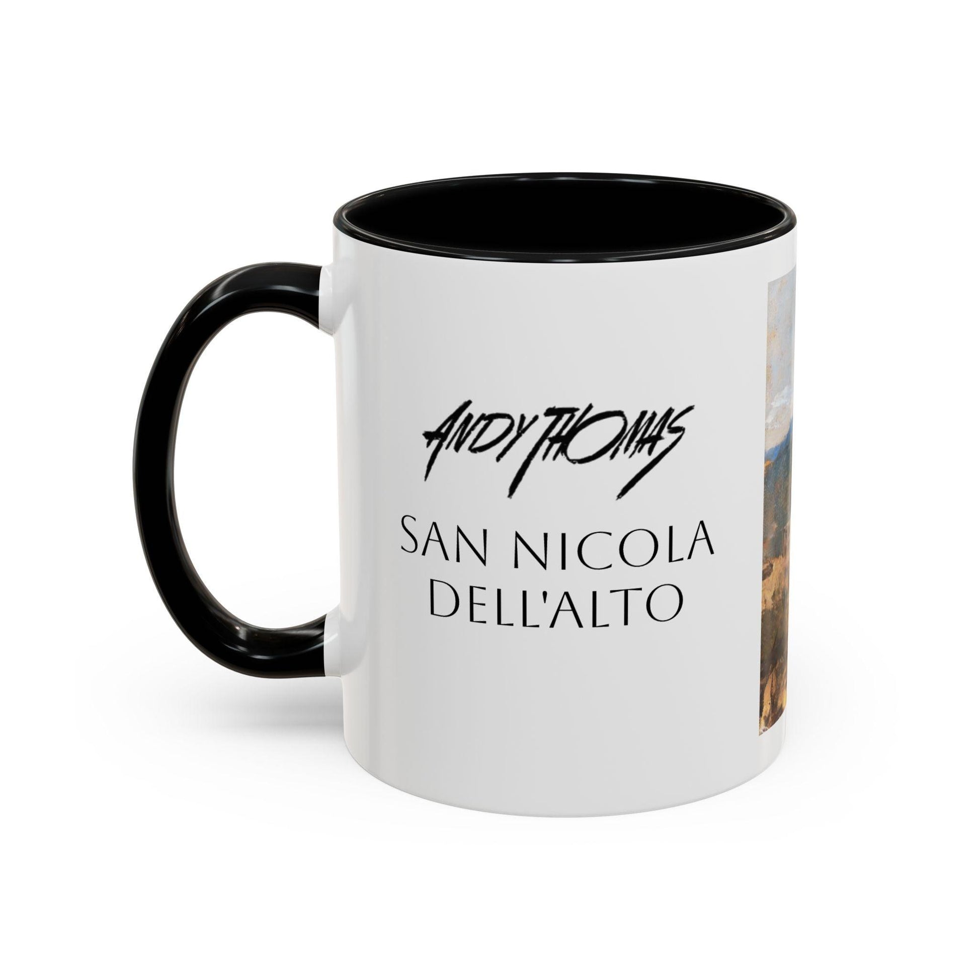 San Nicola dell'Alto - Elegant Accented Coffee Mug - 11oz & 15oz - Italian Landscapes - Andy Thomas Designs