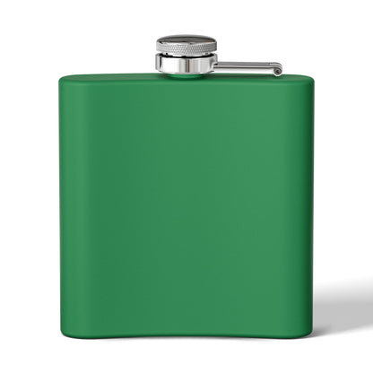 It's a Big One - Fishing Scene Stainless Steel Flask - Perfect for Outdoorsy Gifting