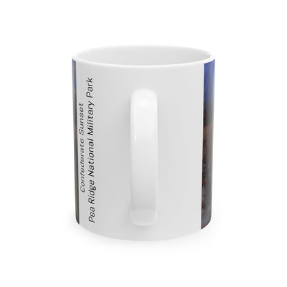 Confederate Sunset - Ceramic Mug with Scenic Design, Cozy Gift for Nature Lovers, Coffee Cup for Home or Office, Ideal for Birthdays or Holidays, [...]