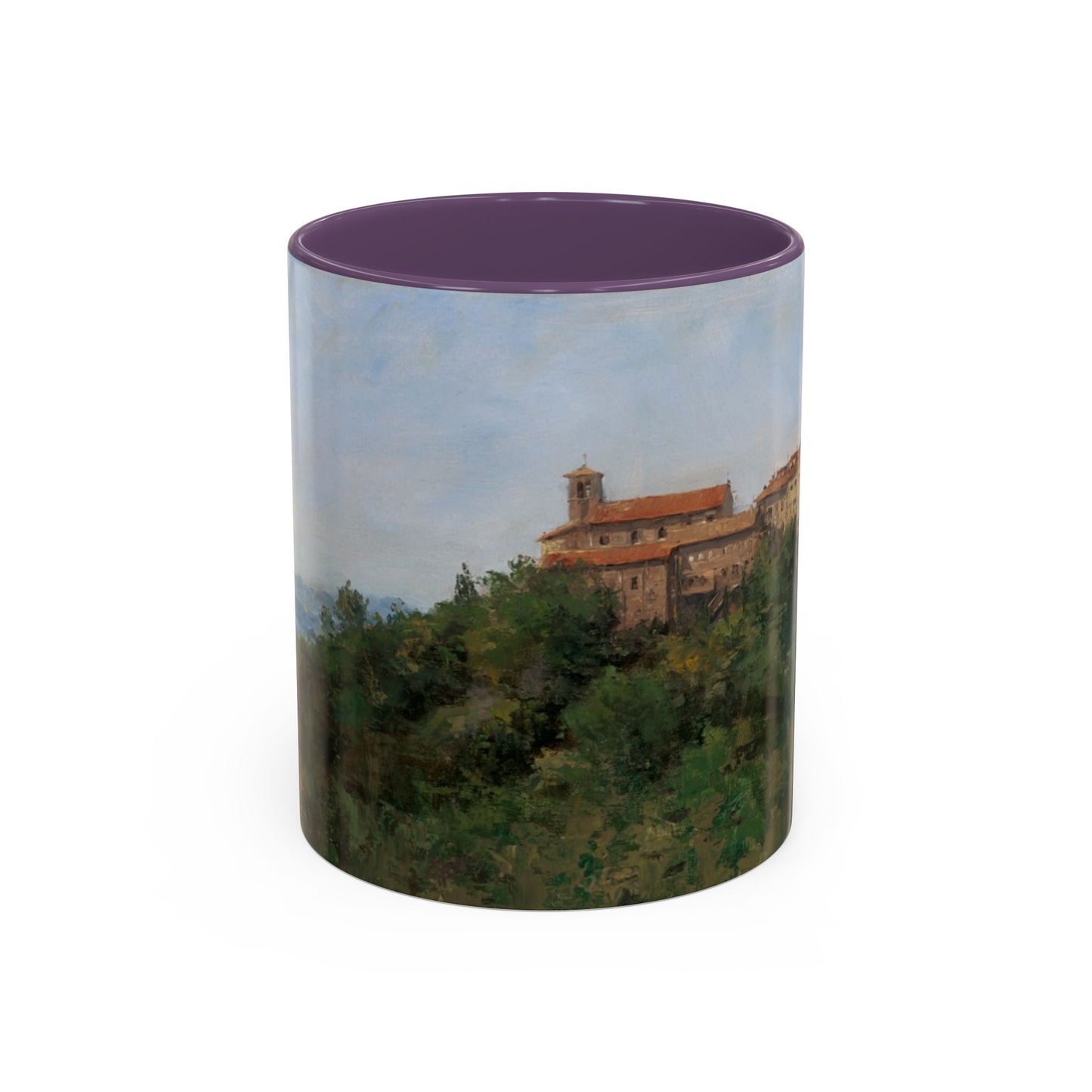 Hilltown Scansano - Elegant Accented Coffee Mug - 11oz & 15oz - Italian Landscapes