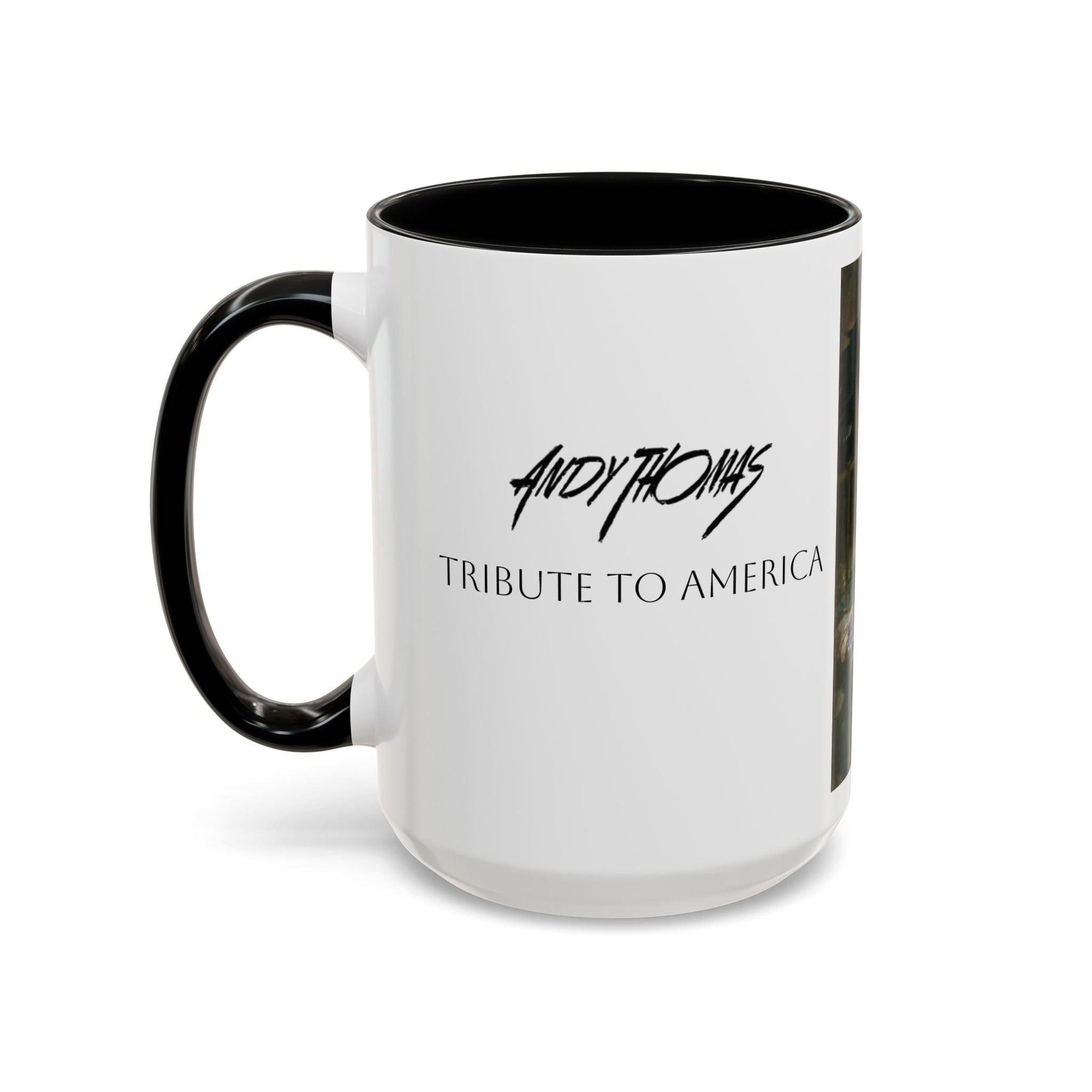 Tribute to America Coffee Mug - 11oz & 15oz - Veterans & Service members | Patriotic Artwork - Andy Thomas Designs