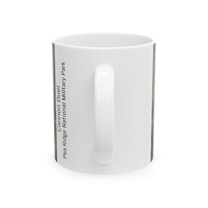 Cannon Duel - Ceramic Mug with Scenic Design, Cozy Gift for Nature Lovers, Coffee Cup for Home or Office, Ideal for Birthdays or Holidays, [...]