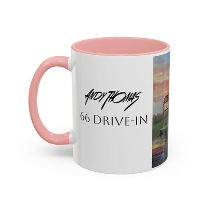 Retro Drive-In Coffee Mug - 66 Theatre Nostalgia - Andy Thomas Designs
