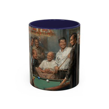 Callin the Blue Coffee Mug - Elegant Accent Coffee Mug 11oz & 15oz with Presidential Gathering Design