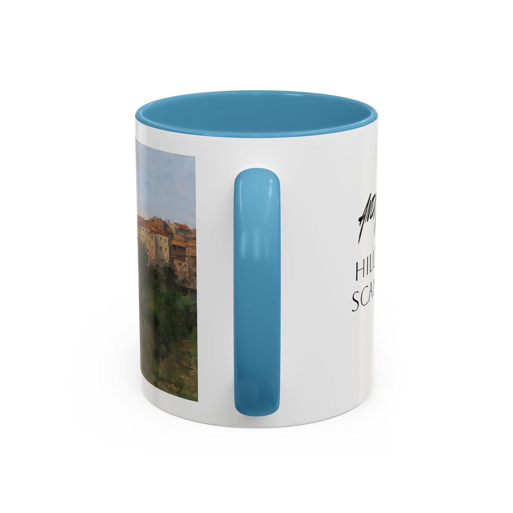 Hilltown Scansano - Elegant Accented Coffee Mug - 11oz & 15oz - Italian Landscapes - Andy Thomas Designs