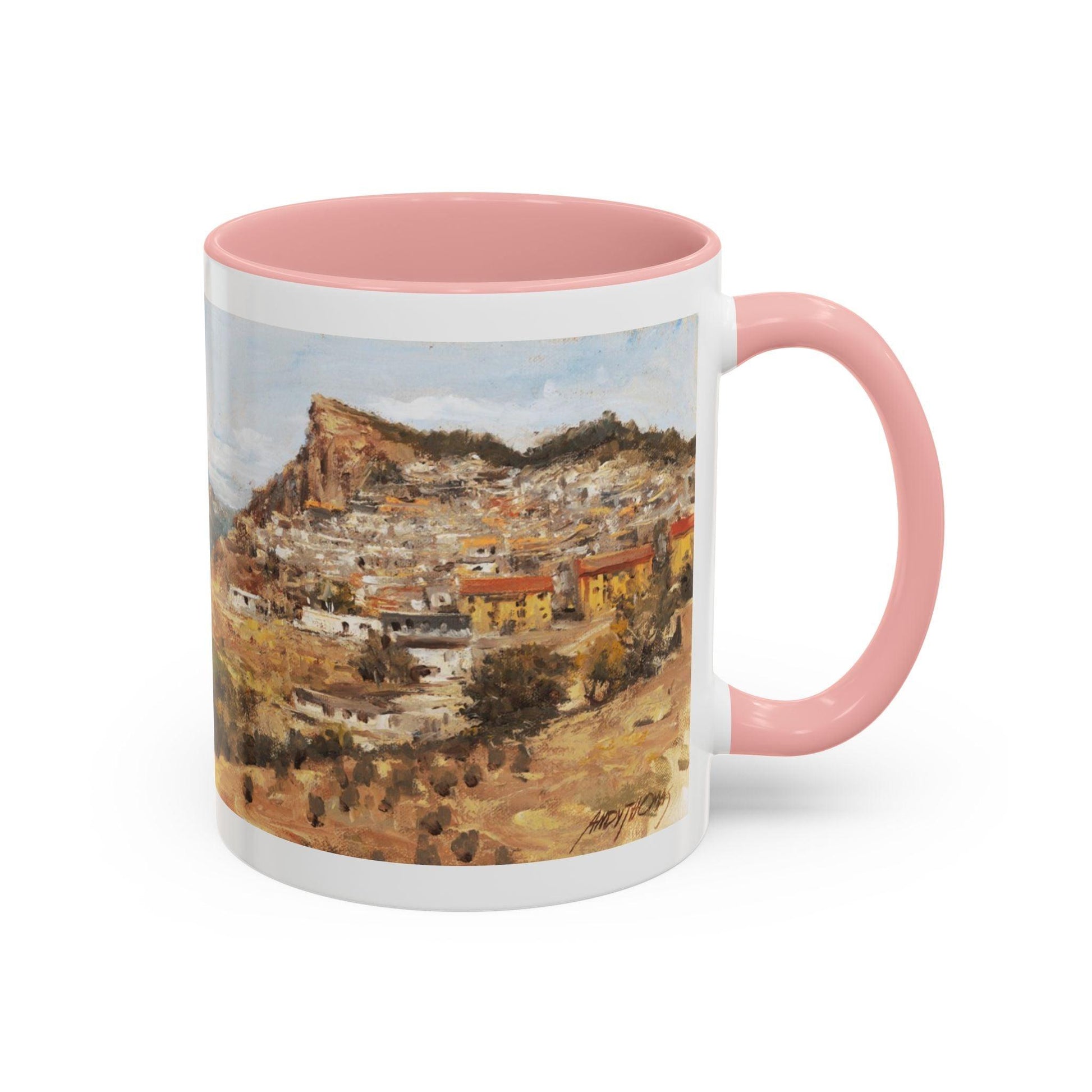 San Nicola dell'Alto - Elegant Accented Coffee Mug - 11oz & 15oz - Italian Landscapes - Andy Thomas Designs