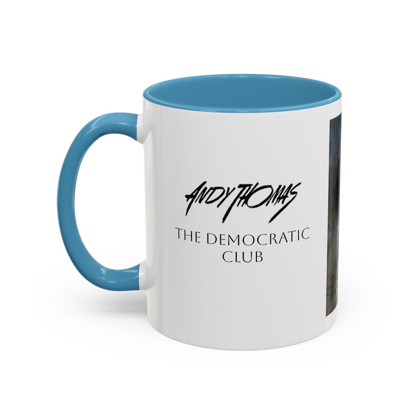 The Dem. Club Coffee Mug - 11oz & 15oz - Past Presidents Social Club with Obama Artwork - Andy Thomas Designs