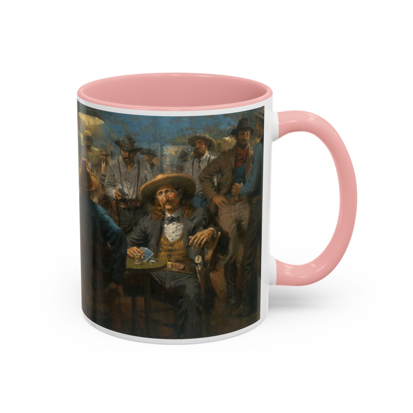 Wild Bill's Last Deal | Vintage Poker Western Art Coffee Mug - 11 & 15 oz