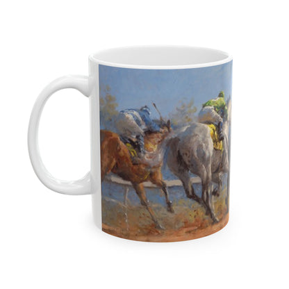 Horse Race 2 | Ceramic Mug — Coffee Cup (11oz/15oz)