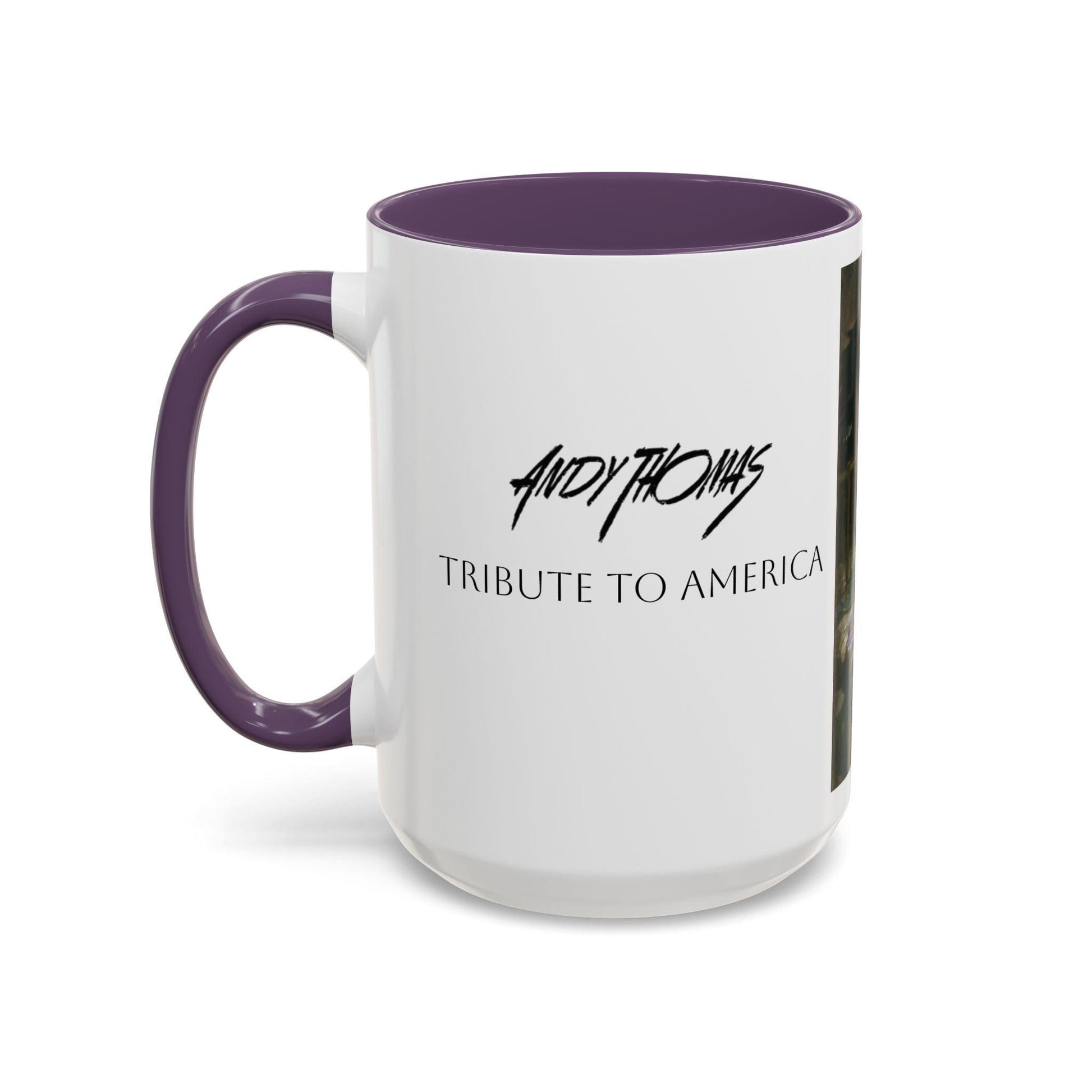 Tribute to America Coffee Mug - 11oz & 15oz - Veterans & Service members | Patriotic Artwork - Andy Thomas Designs