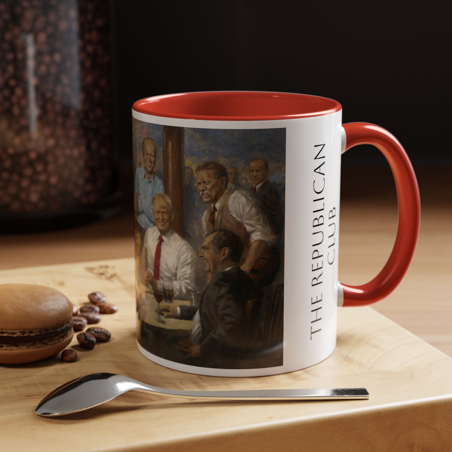 The Republican Club Coffee Mug -  Elegant Accent Coffee Mug 11oz & 15oz - Presidential Gathering Design feat. Trump