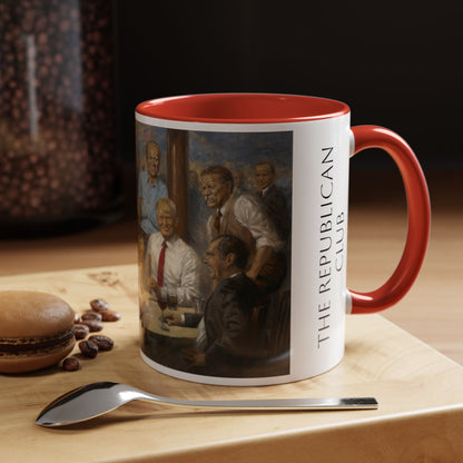 The Republican Club Coffee Mug -  Elegant Accent Coffee Mug 11oz & 15oz - Presidential Gathering Design feat. Trump