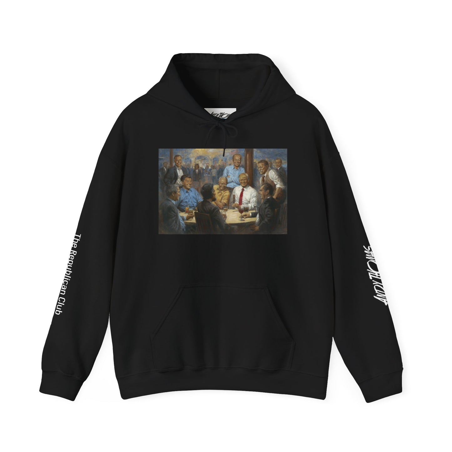 The Republican Club Hoodie — Vintage Presidential Group Portrait Pullover