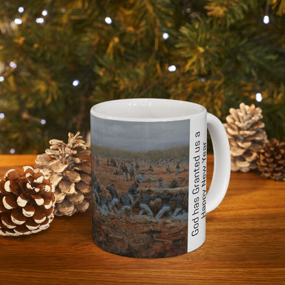 God Has Granted Us A Happy New Year - Stone's River | Ceramic Coffee Cup Mug