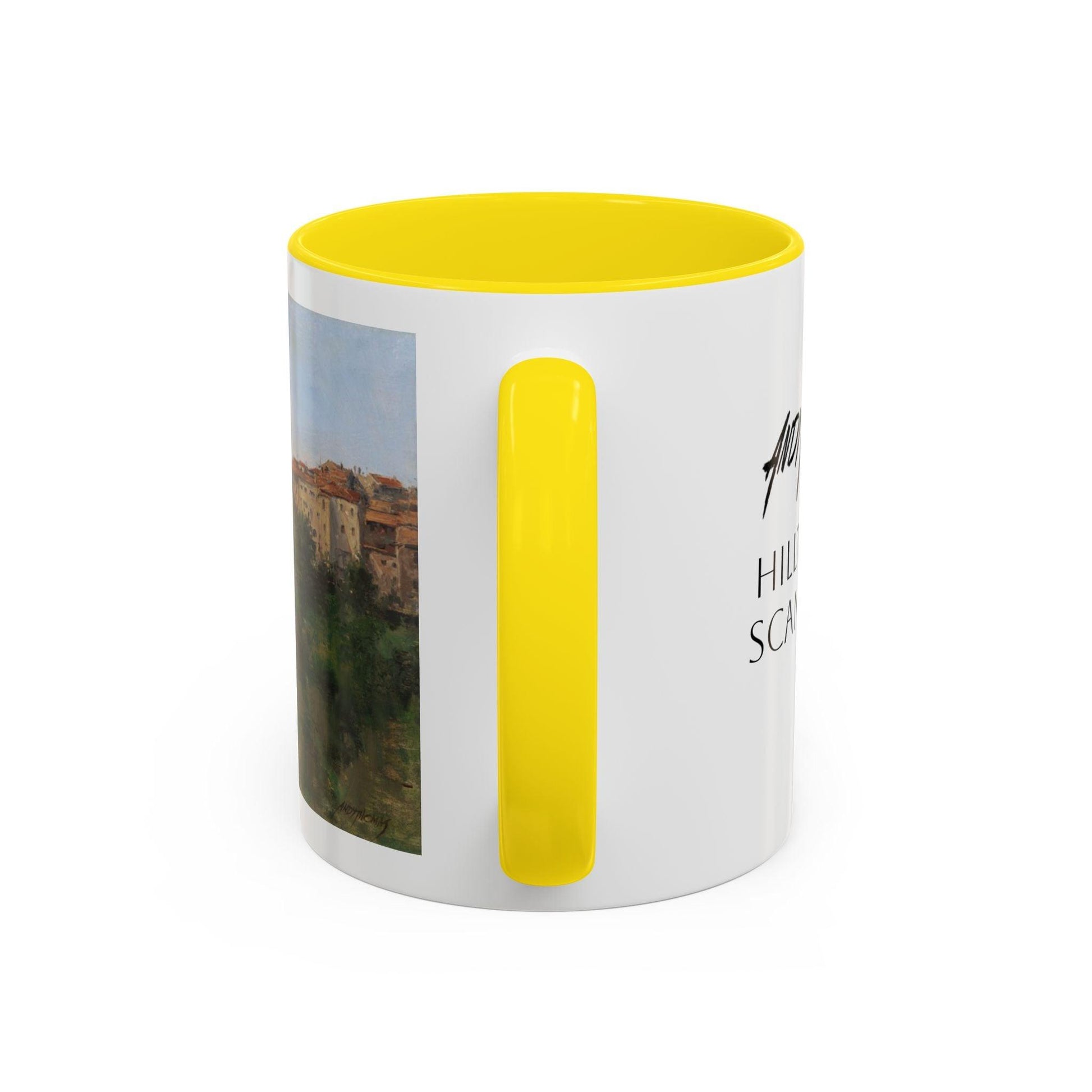 Hilltown Scansano - Elegant Accented Coffee Mug - 11oz & 15oz - Italian Landscapes - Andy Thomas Designs