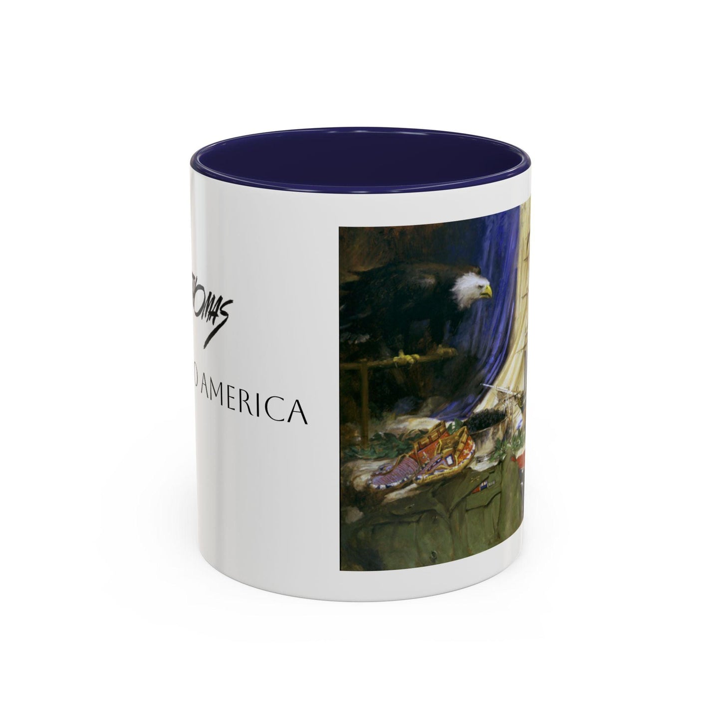 Tribute to America Coffee Mug - 11oz & 15oz - Veterans & Service members | Patriotic Artwork - Andy Thomas Designs