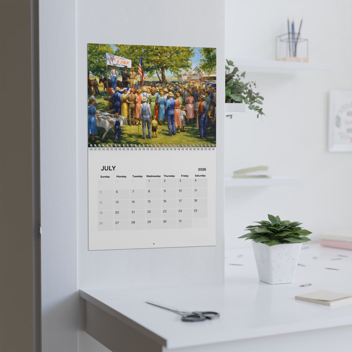 2026 Fine Art Wall Calendar - featuring never before released images - Monthly Planner with Elegant Artwork