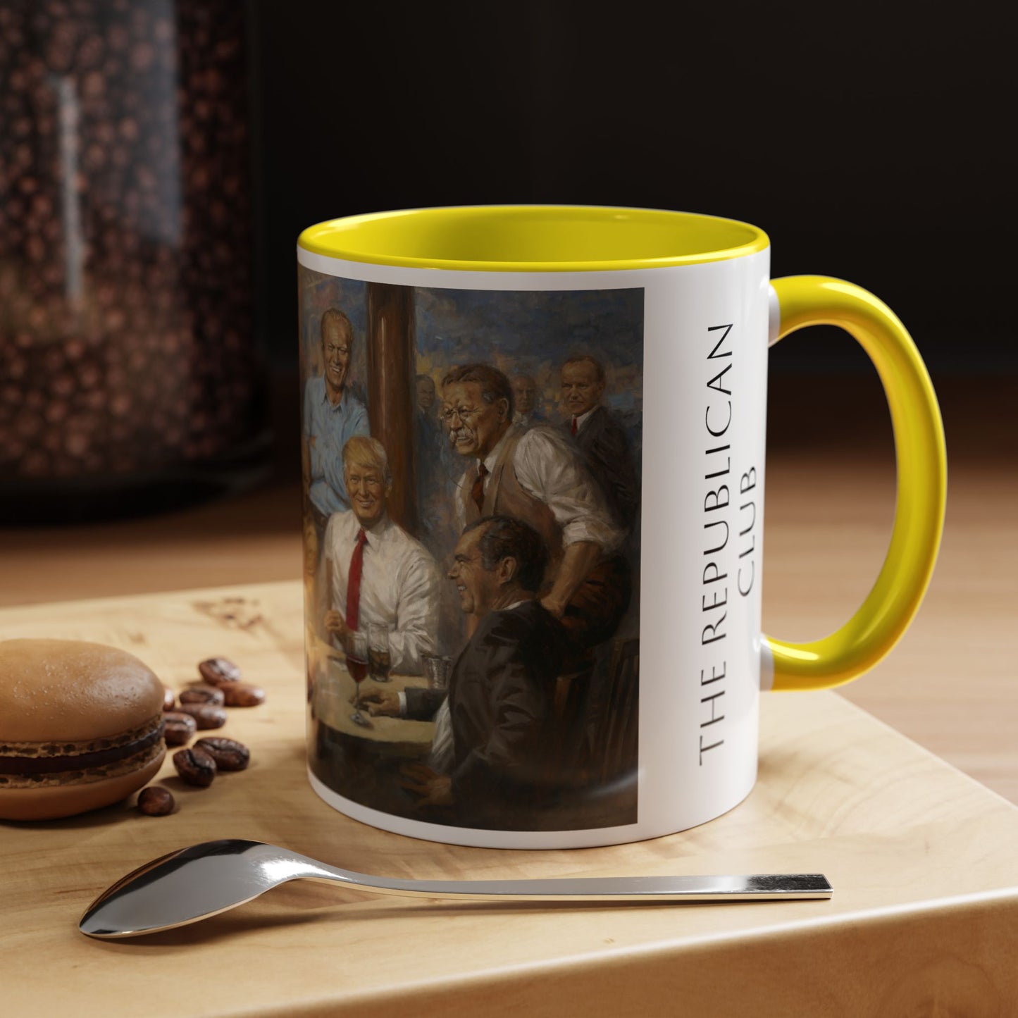 The Republican Club Coffee Mug -  Elegant Accent Coffee Mug 11oz & 15oz - Presidential Gathering Design feat. Trump
