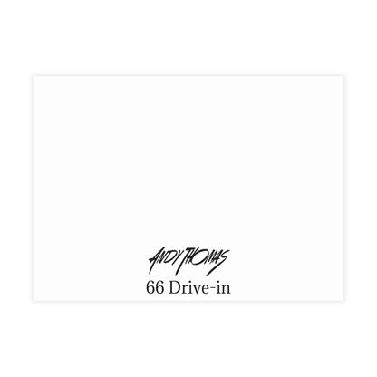 Note Cards: 66 Drive-in | Route 66 Theatre - Envelopes Included