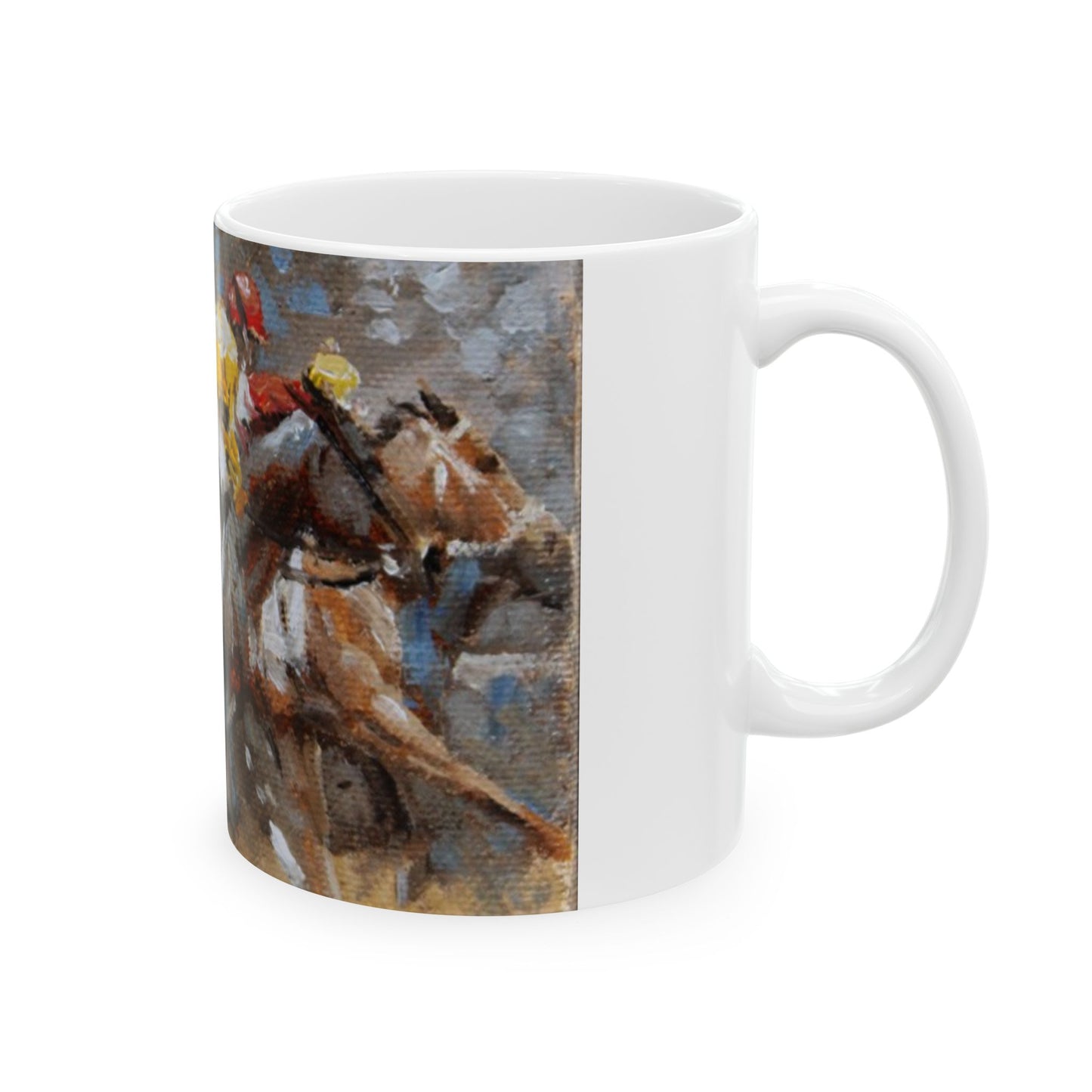 Horse Race | Ceramic Mug — Coffee Cup (11oz/15oz)