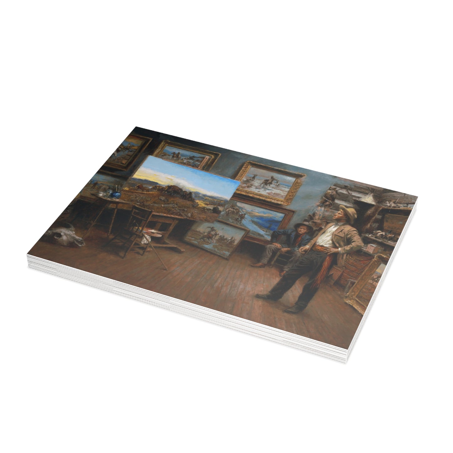 Note Cards: Russell Paints a Masterpiece - Envelopes Included