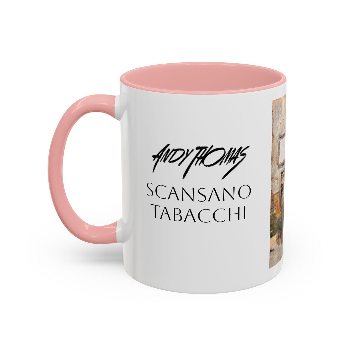 Scansano Tabacchi - Elegant Event Themed Coffee Mug - 11oz & 15oz - Italian Landscapes - Andy Thomas Designs