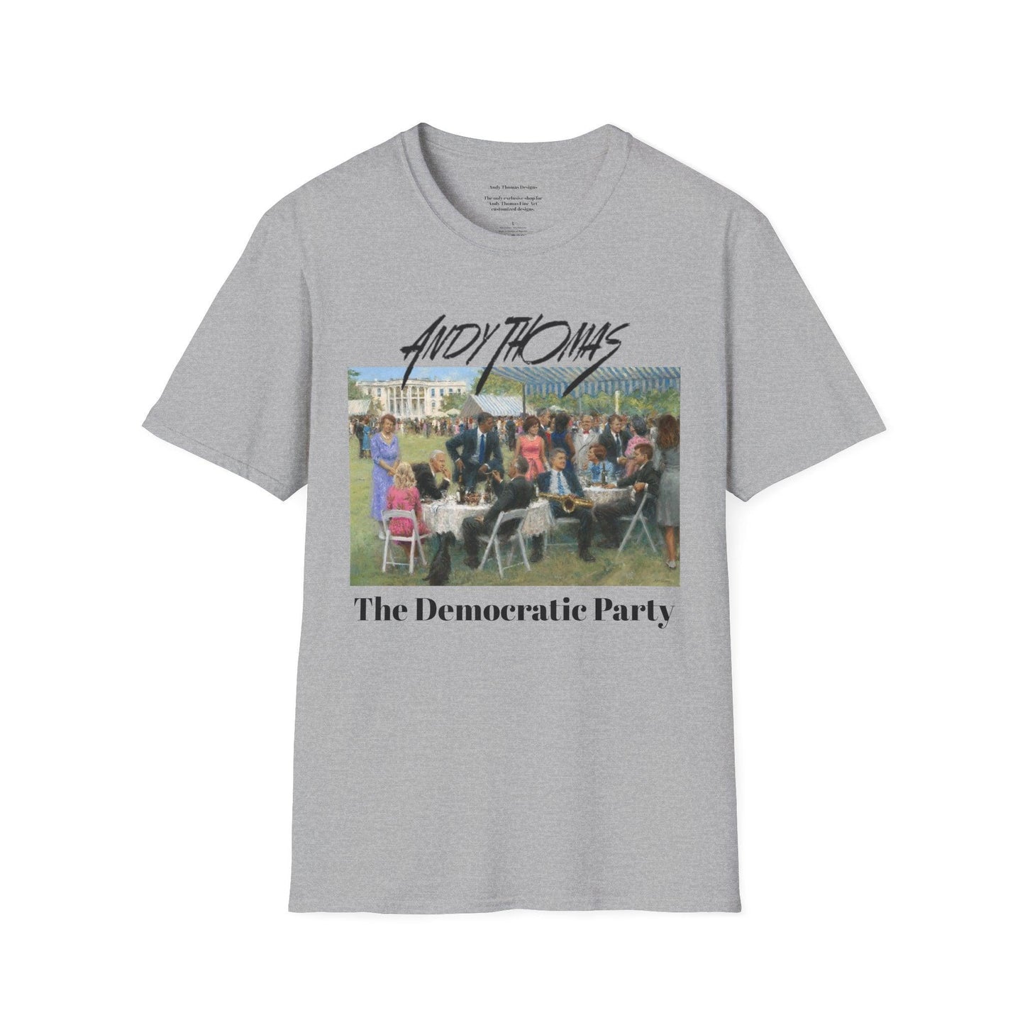 The Dem. Party T-Shirt - President Party at the Whitehouse with Past Presidents. - Andy Thomas Designs