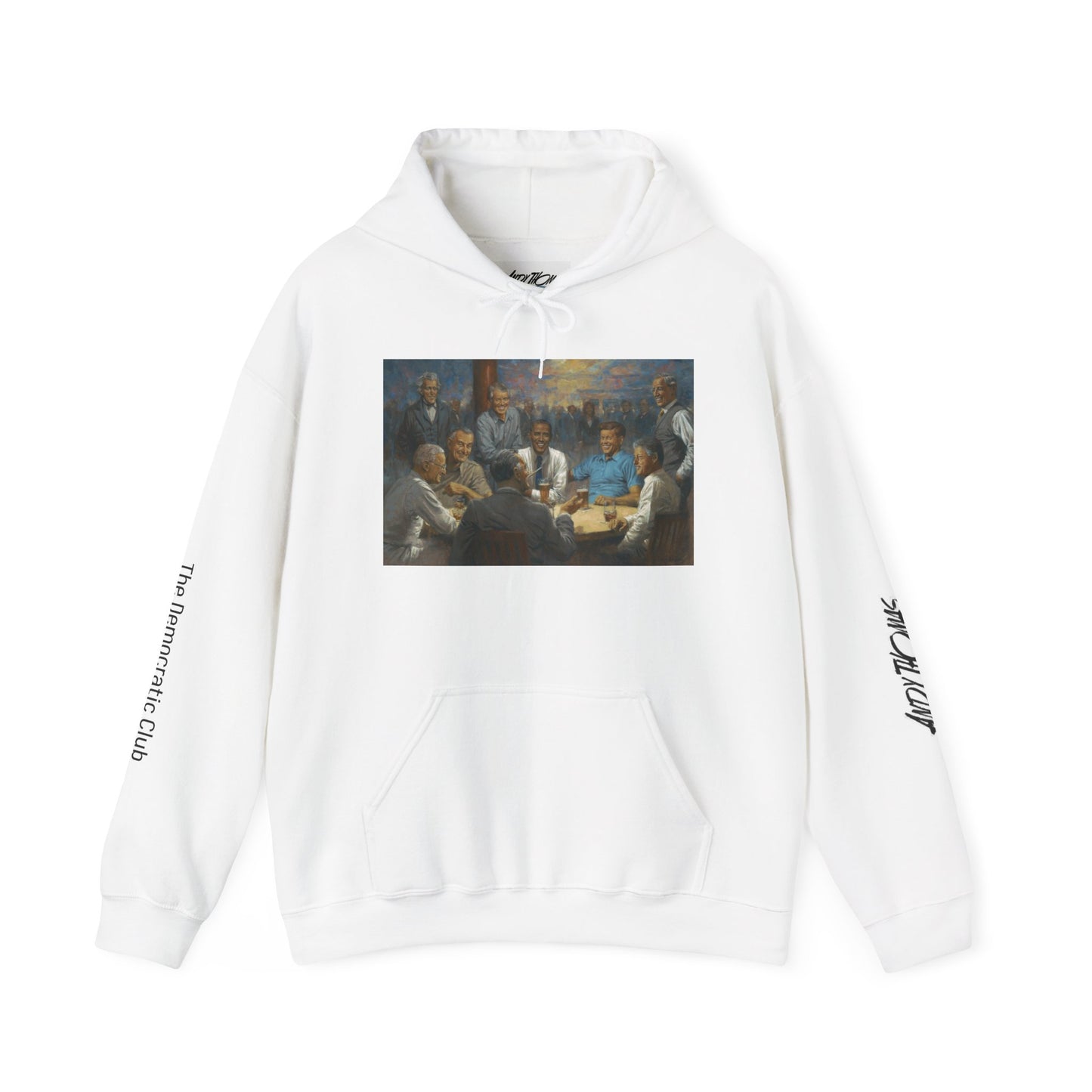 The Democratic Club Hoodie — Presidential Group Portrait Pullover