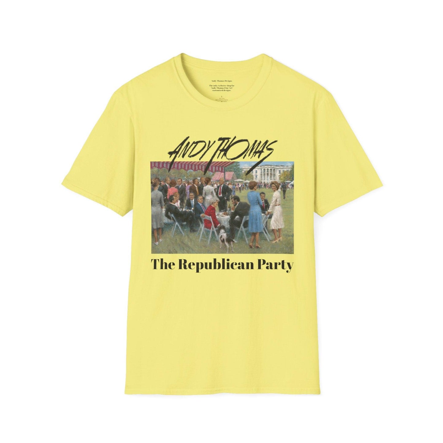 The Repub. Party T-Shirt - President Party at the Whitehouse. - Andy Thomas Designs