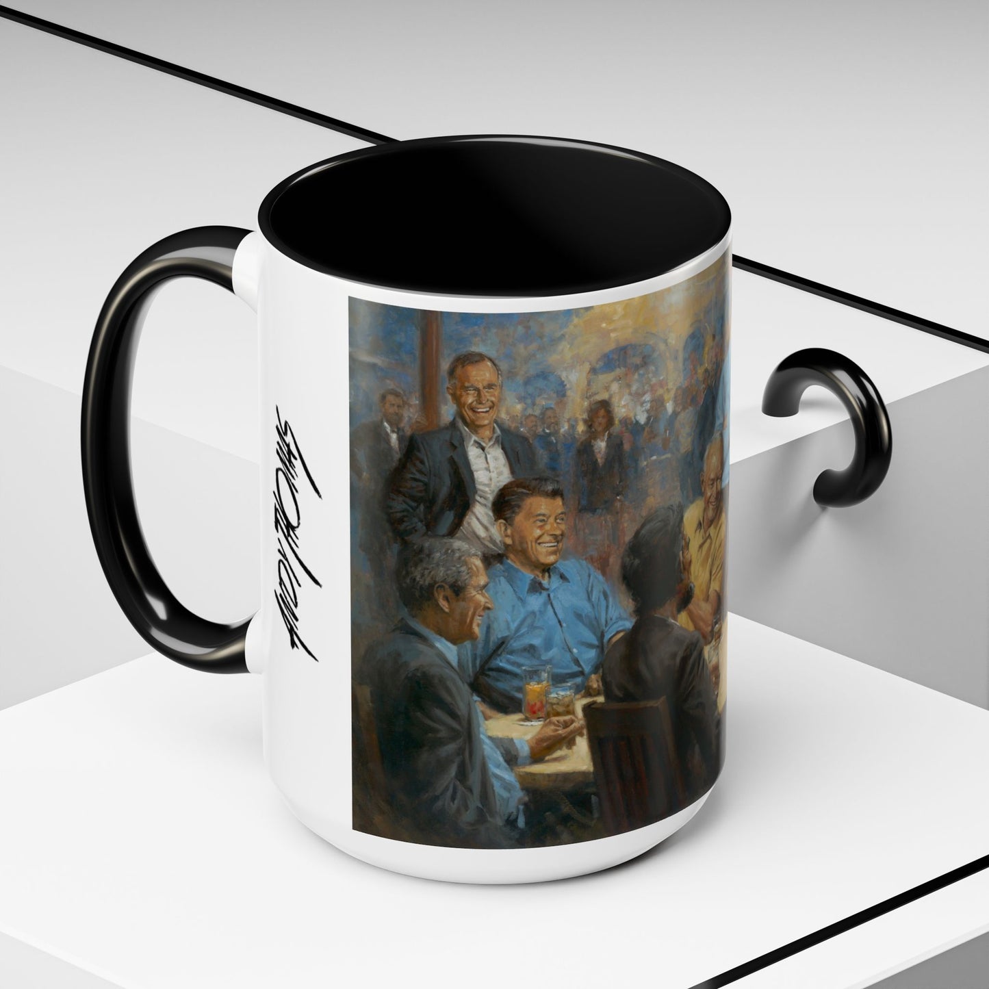 The Republican Club Coffee Mug -  Elegant Accent Coffee Mug 11oz & 15oz - Presidential Gathering Design feat. Trump