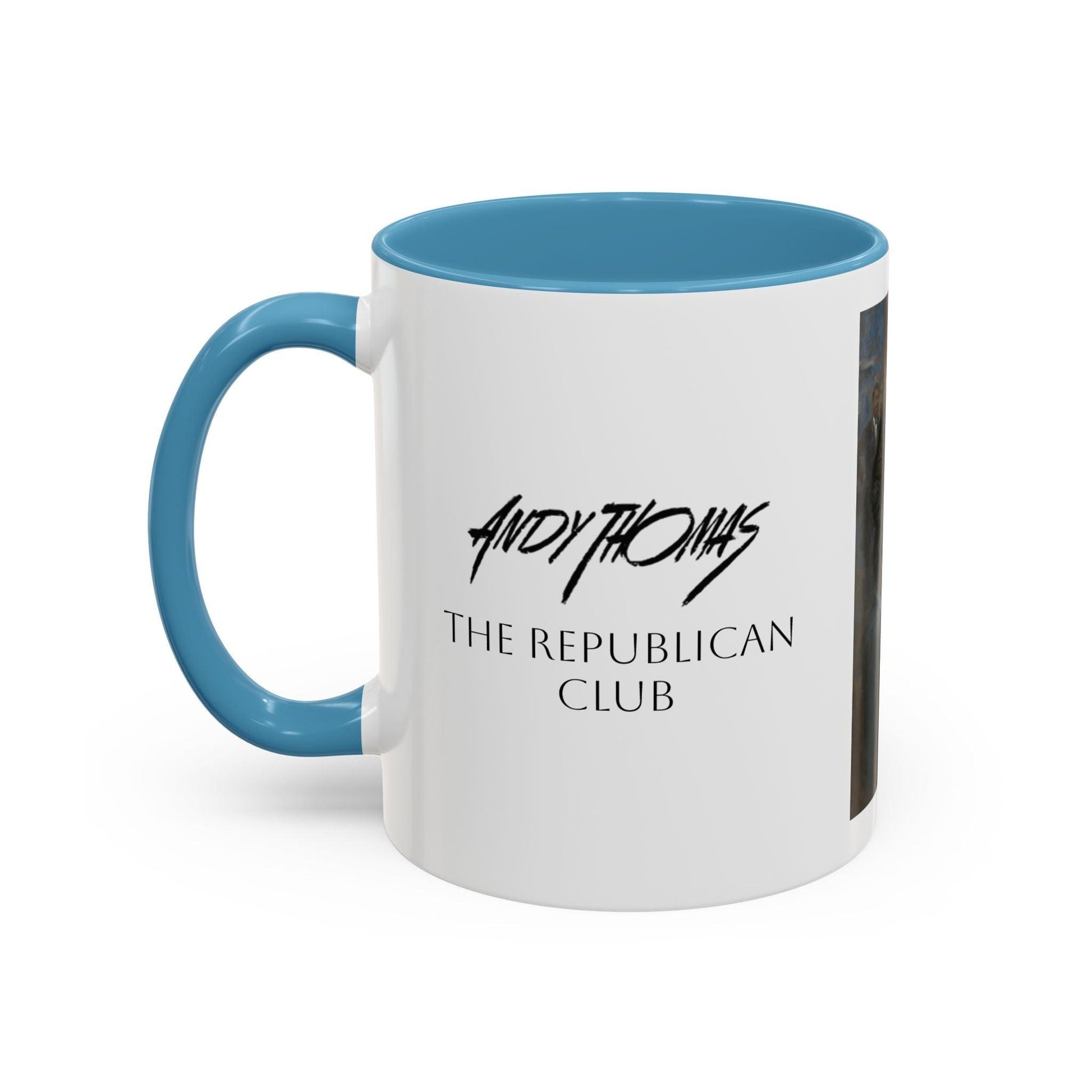 The Repub Club Coffee Mug - Elegant Accent Coffee Mug 11oz & 15oz - Presidential Gathering Design feat. Trump - Andy Thomas Designs