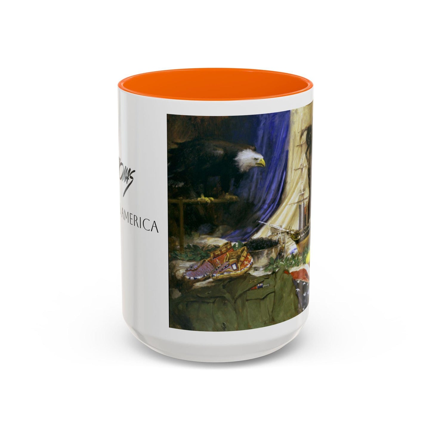 Tribute to America Coffee Mug - 11oz & 15oz - Veterans & Service members | Patriotic Artwork - Andy Thomas Designs