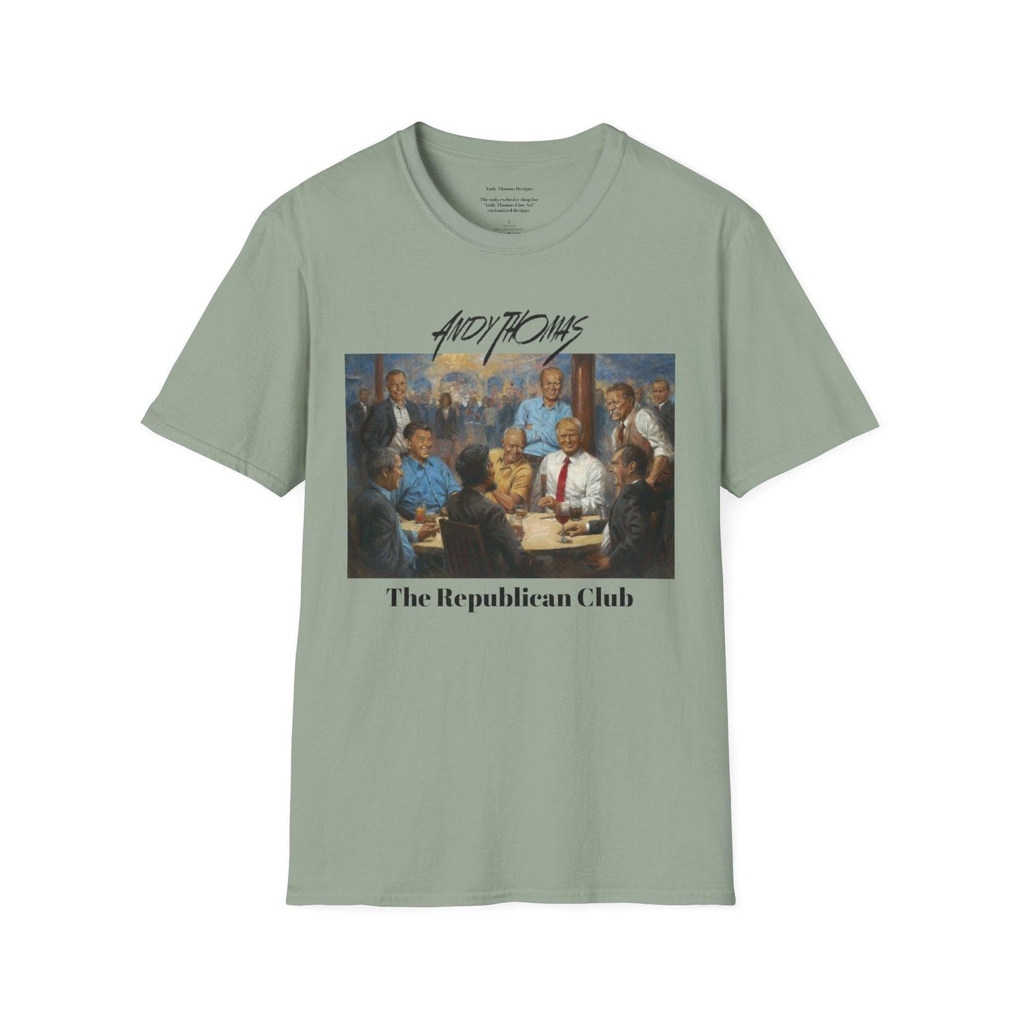 The Repub. Club T-Shirt - Presidents Club Art - Andy Thomas Designs