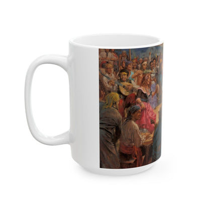 The Band Played On| Pirate Party | 26 Deceased Musicians of History | Ceramic Mug — Coffee Cup (11oz/15oz)