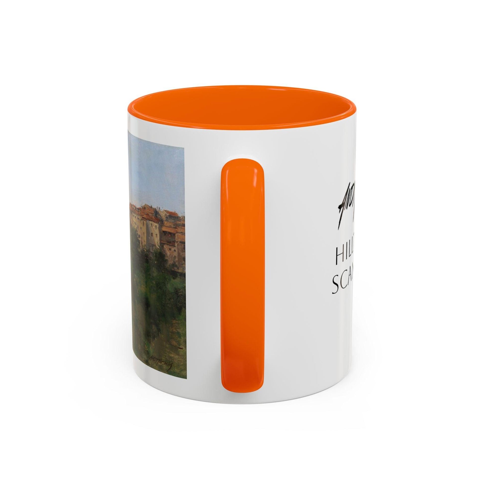 Hilltown Scansano - Elegant Accented Coffee Mug - 11oz & 15oz - Italian Landscapes - Andy Thomas Designs