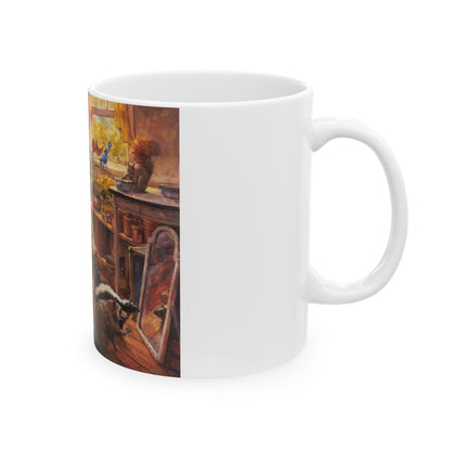 All my Animal Friends | Ceramic Mug — Vintage Country Life Coffee Cup (11oz/15oz)