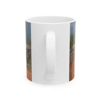 A Day at the Races | Ceramic Mug — Coffee Cup (11oz/15oz)
