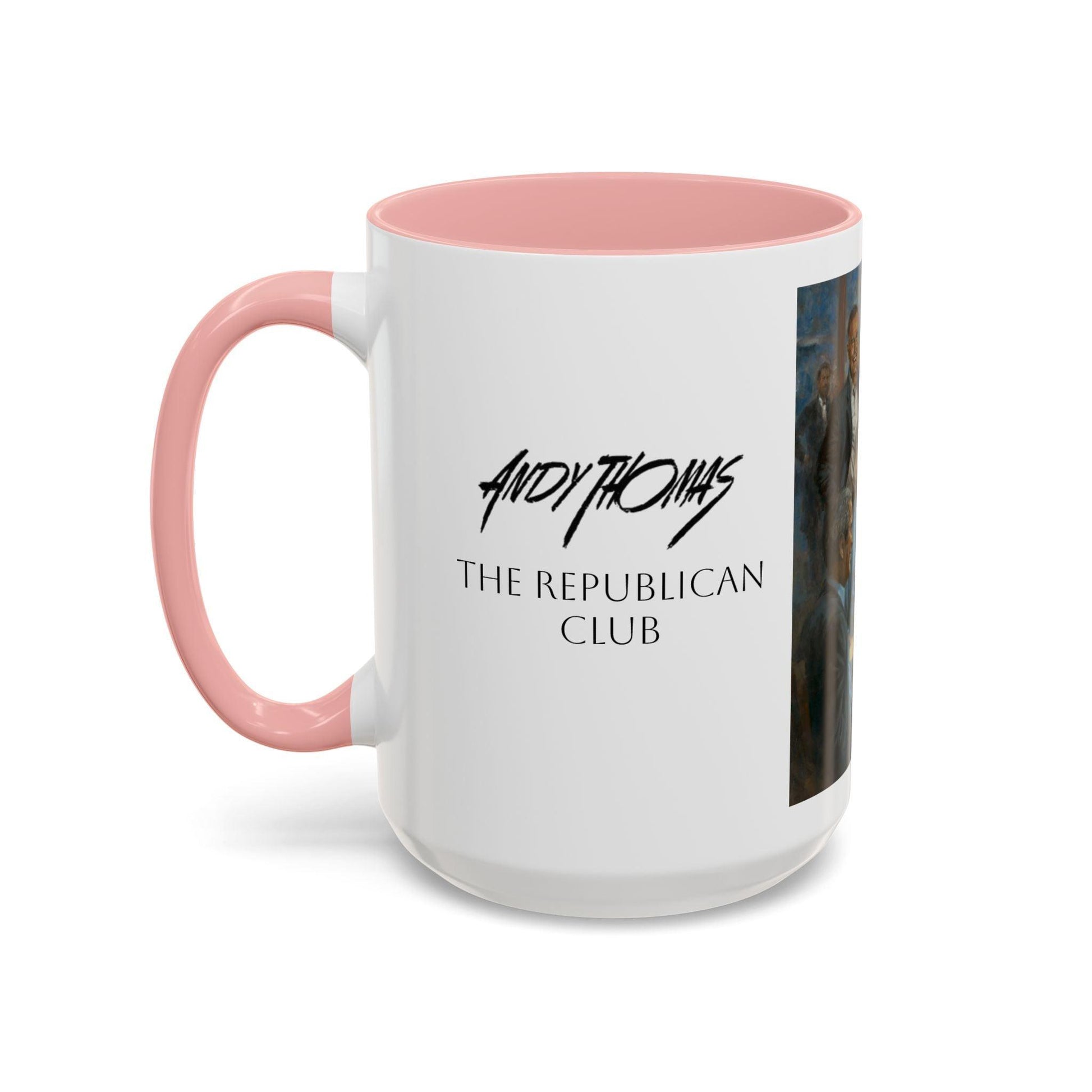 The Repub Club Coffee Mug - Elegant Accent Coffee Mug 11oz & 15oz - Presidential Gathering Design feat. Trump - Andy Thomas Designs