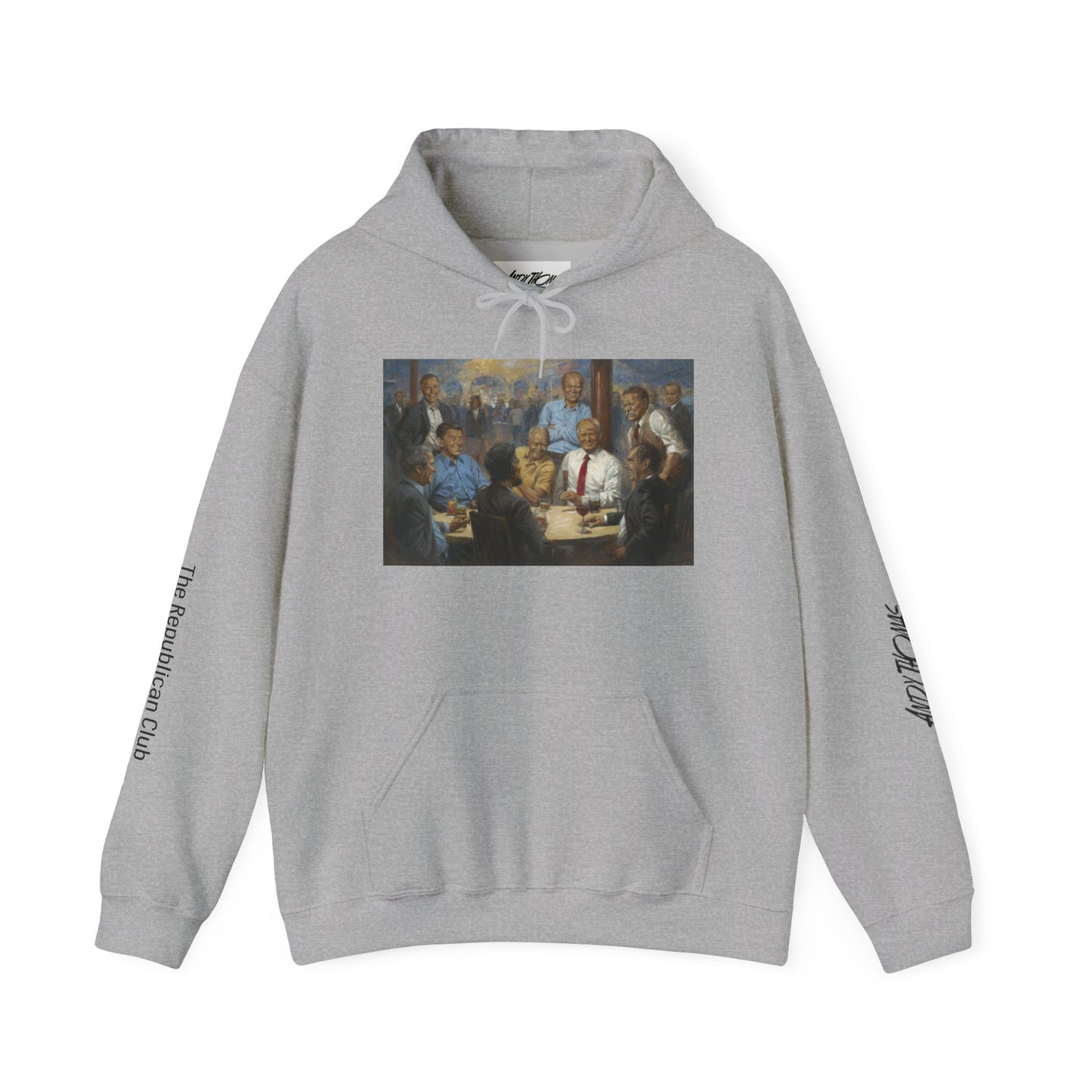 The Republican Club Hoodie — Vintage Presidential Group Portrait Pullover