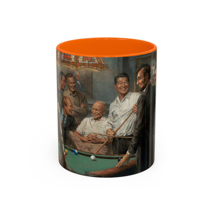 Callin the Blue Coffee Mug - Elegant Accent Coffee Mug 11oz & 15oz with Presidential Gathering Design