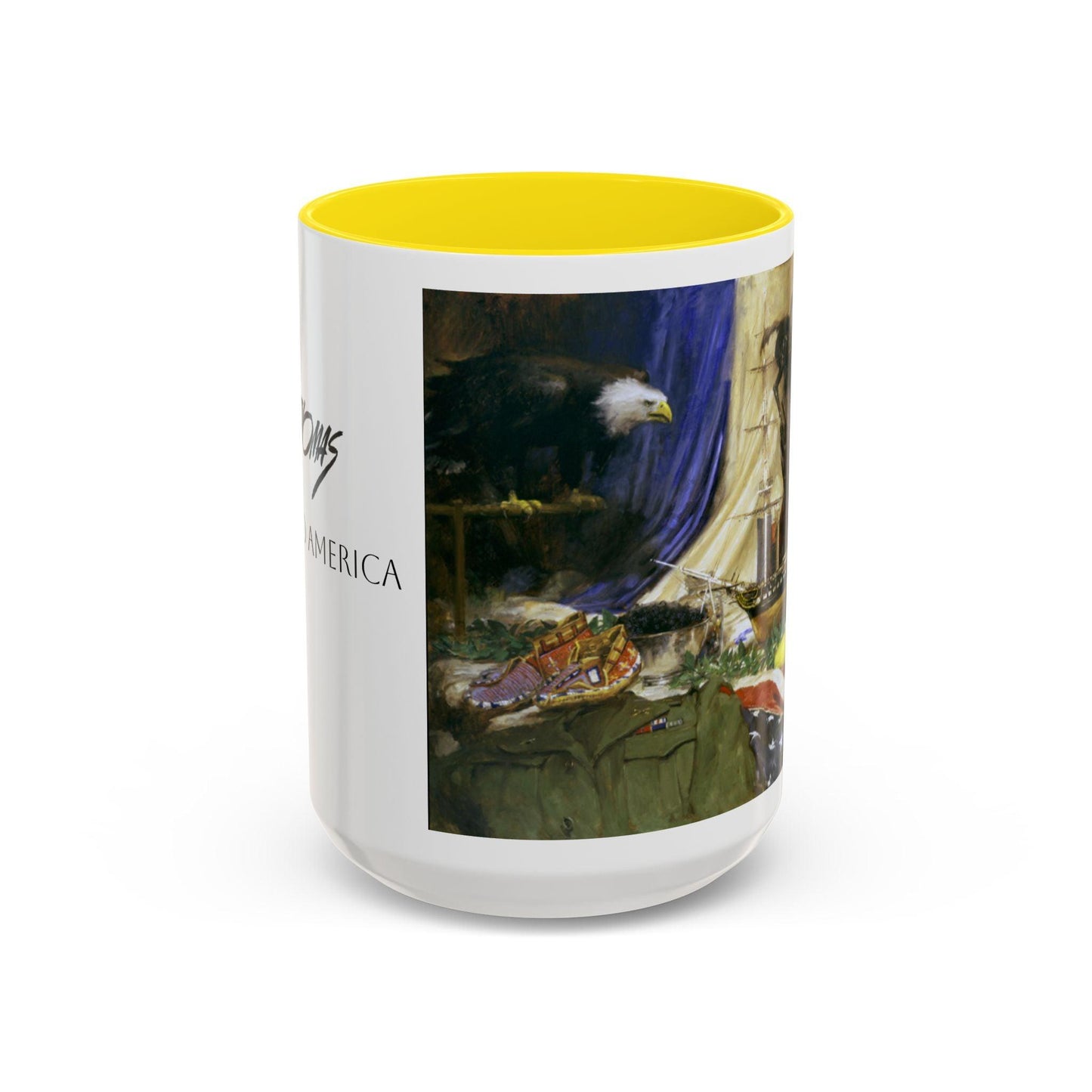 Tribute to America Coffee Mug - 11oz & 15oz - Veterans & Service members | Patriotic Artwork - Andy Thomas Designs