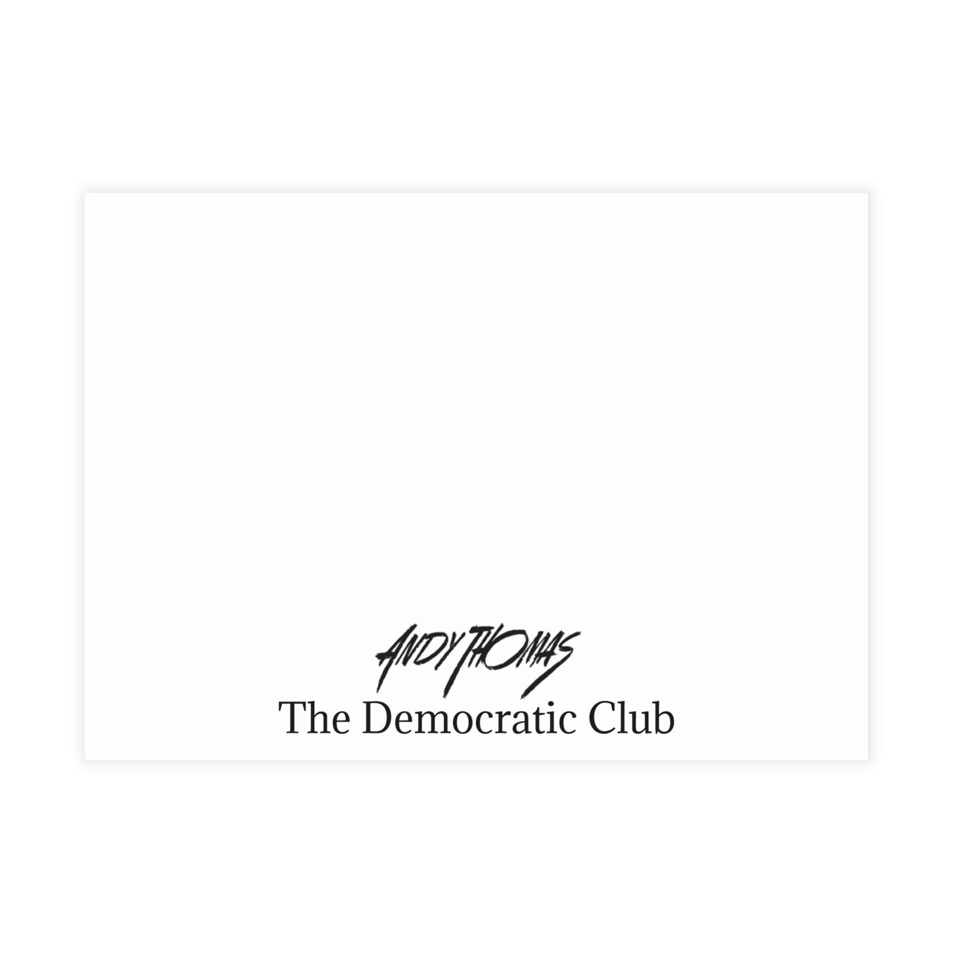 Postcards: The Dem. Club | US Presidents with Obama Postcard Bundle - Envelopes Included - Andy Thomas Designs