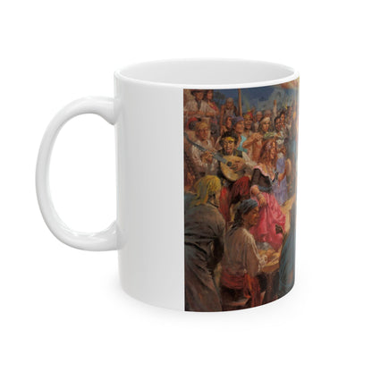 The Band Played On| Pirate Party | 26 Deceased Musicians of History | Ceramic Mug — Coffee Cup (11oz/15oz)