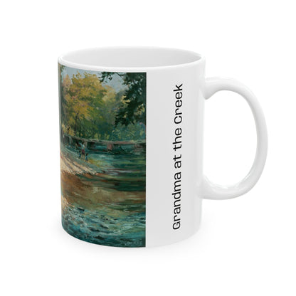 Grandma at the Creek | Ceramic Mug — Coffee Cup (11oz/15oz)