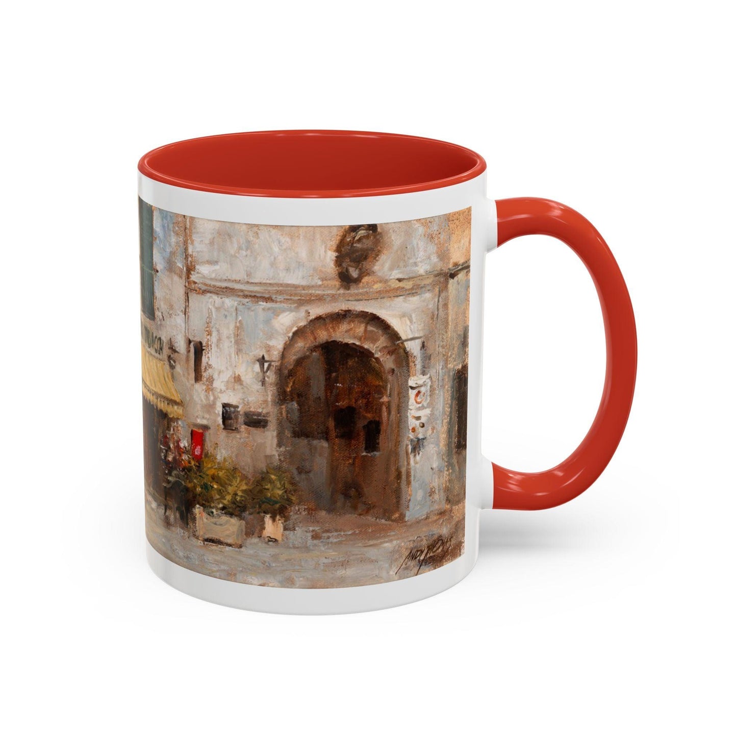 Scansano Tabacchi - Elegant Event Themed Coffee Mug - 11oz & 15oz - Italian Landscapes - Andy Thomas Designs