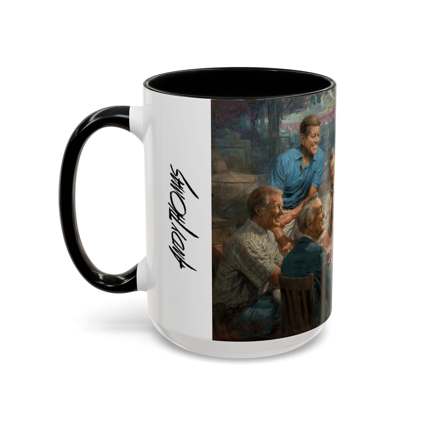 Callin the Blue Coffee Mug - Elegant Accent Coffee Mug 11oz & 15oz with Presidential Gathering Design