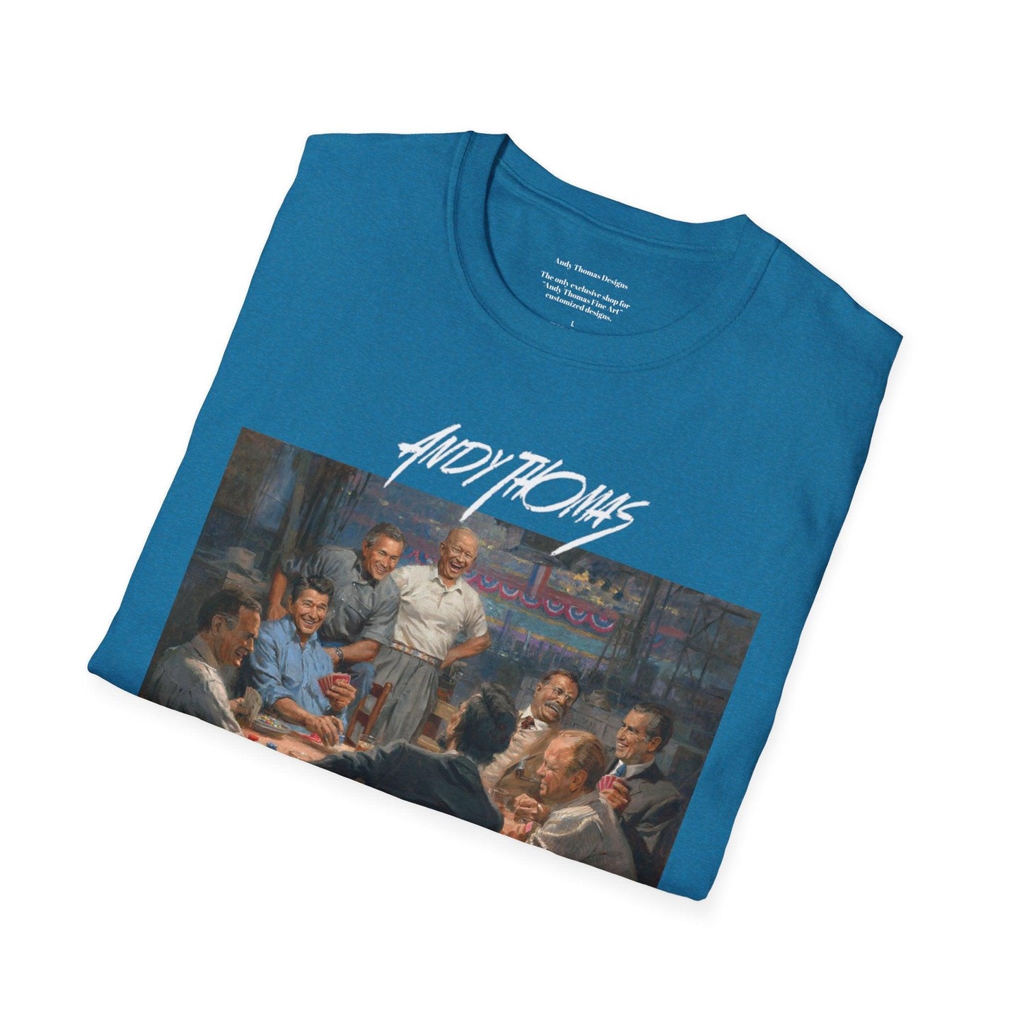 Grand Ol' Gang T-Shirt - US Presidents Playing Poker - Andy Thomas Designs